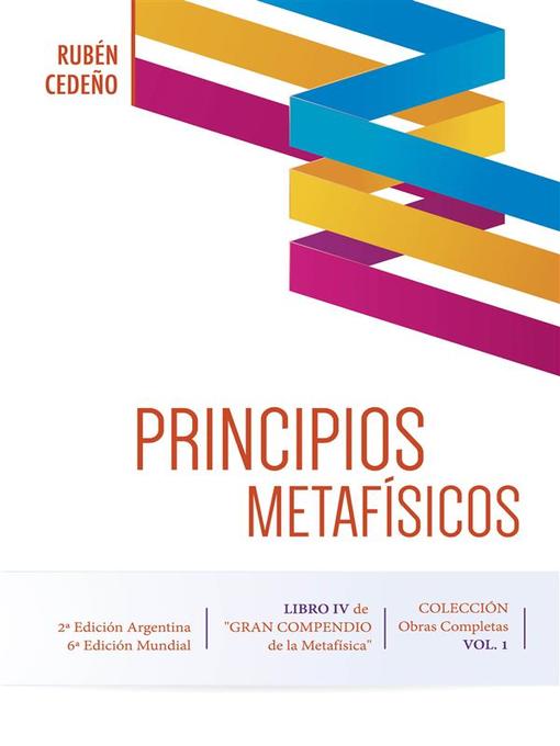 Title details for Principios Metafísicos by Rubén Cedeño - Available